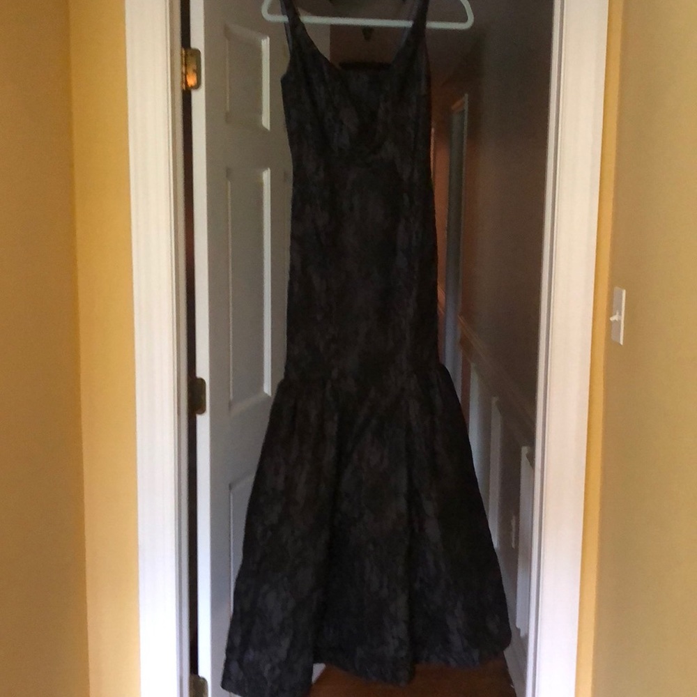 Black lace gown